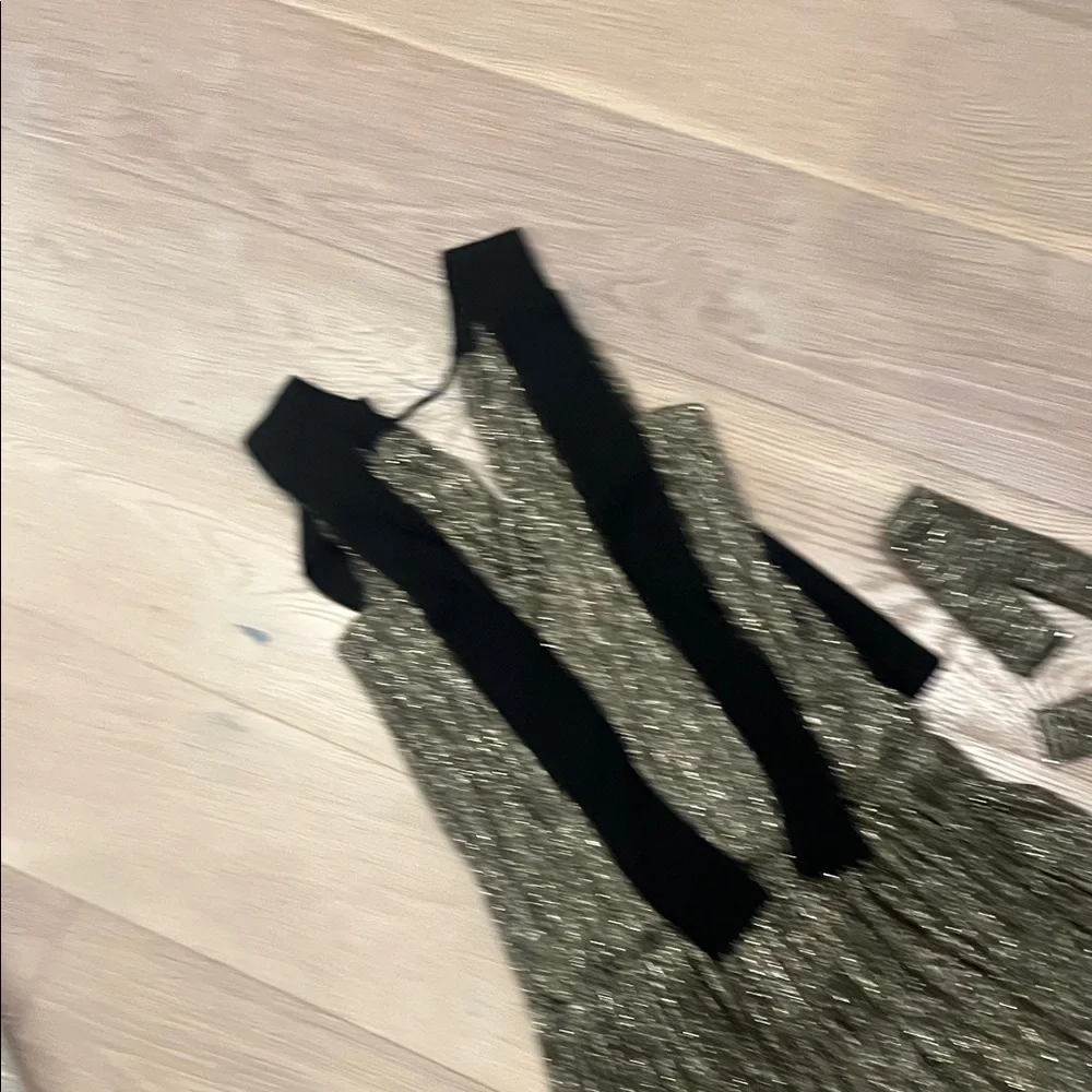 Sabina Musayev Ray Metallic Gold Maxi Dress - Picture 4 of 6